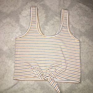 Striped crop top